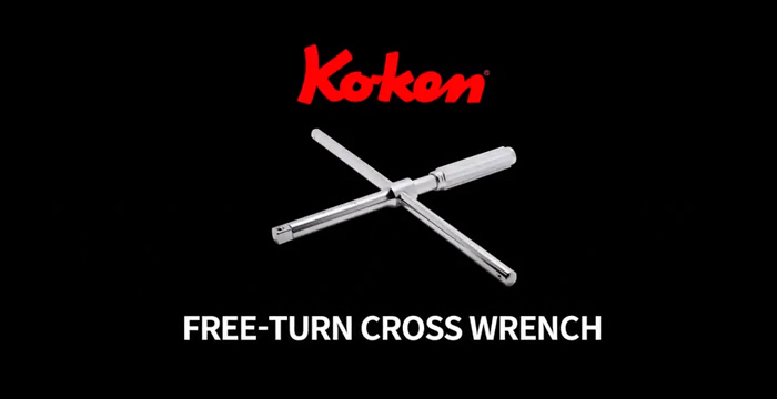 FREE-TURN CROSS WRENCH