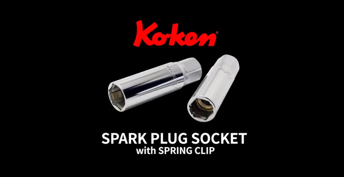 SPARK PLUG SOCKET with SPRING CLIP